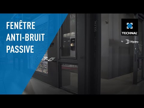 La fenêtre anti-bruit active de Technal