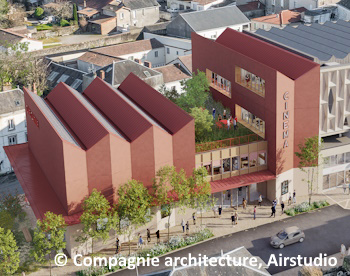 Acoustique du cinéma du Palais de congrès PARTHENAY - vue exterieure