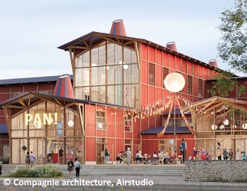 Port des Arts Nomades à Nantes, espace culturel avec architecture durable et traitement acoustique sur mesure