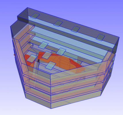 Modélisation de propagation acoustique dans un bâtiment